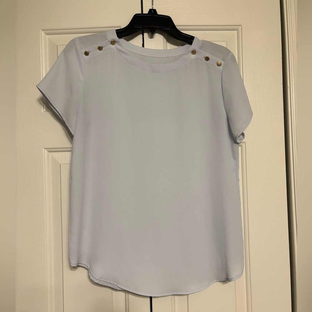 Light Blue Women's Top - LOFT Small